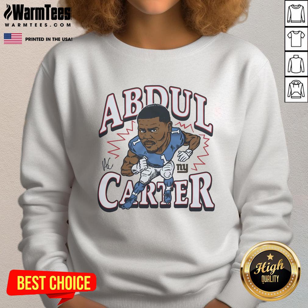 Awesome Giants Abdul Carter Signature T-Shirt - Image 5