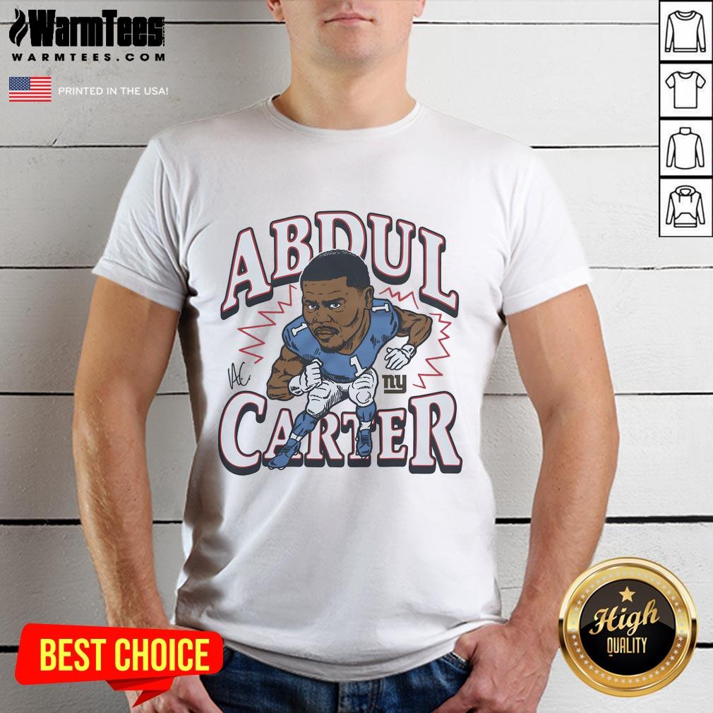 Awesome Giants Abdul Carter Signature T-Shirt