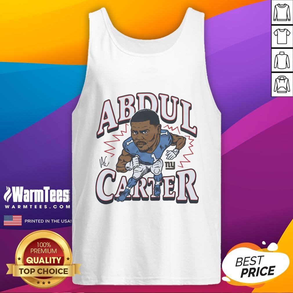 Awesome Giants Abdul Carter Signature T-Shirt - Image 4