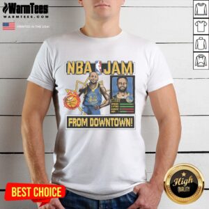 Awesome Golden State Warriors Stephen Curry Homage Royal NBA Jam T-Shirt
