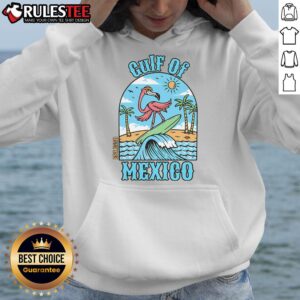Alternative view of Awesome Gulf Of Mexico Est 1550 Vintage Flamingo Surf Beach T-Shirt