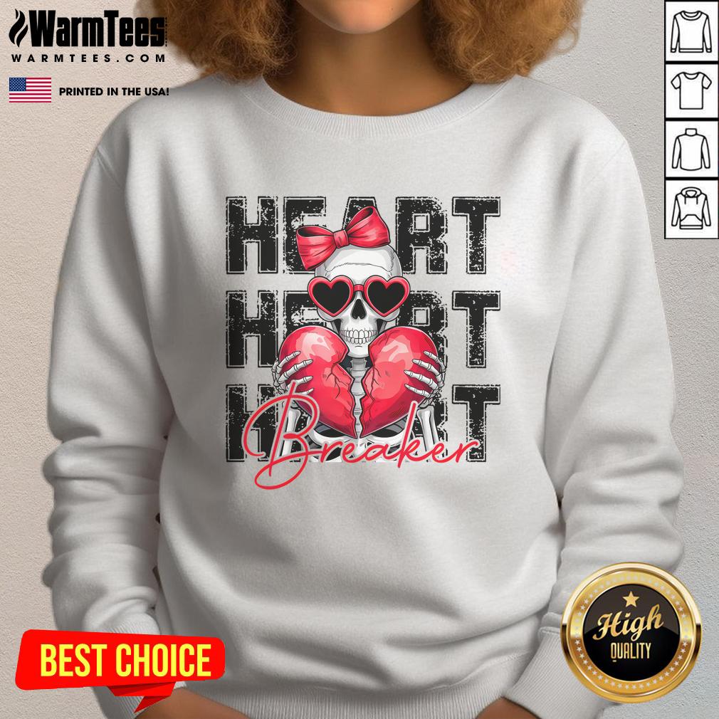 Awesome Heart Breaker Funny Couple Cute Matching Couple T-Shirt - Image 5
