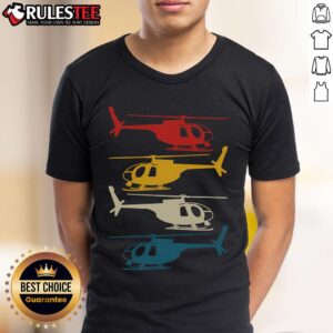 Awesome Helicopter Pilot Co Retro Aviation T-Shirt