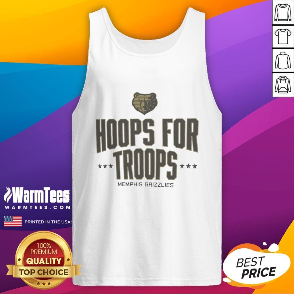 Awesome Hoops For Troops Memphis Grizzlies Basketball Shirt - Image 4