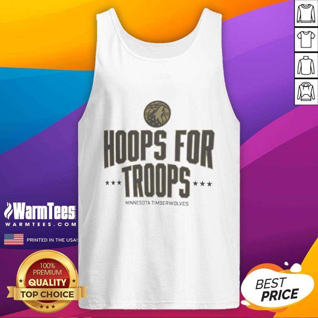 Awesome Hoops For Troops Minnesota Timberwolves Basketball Shirt - Image 4