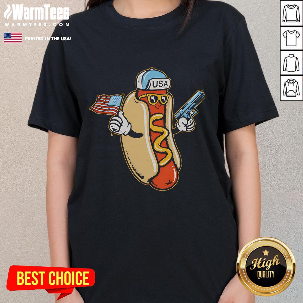 Awesome Hotdog Gun Got That Dawg In Me Retro T-Shirt - Image 3