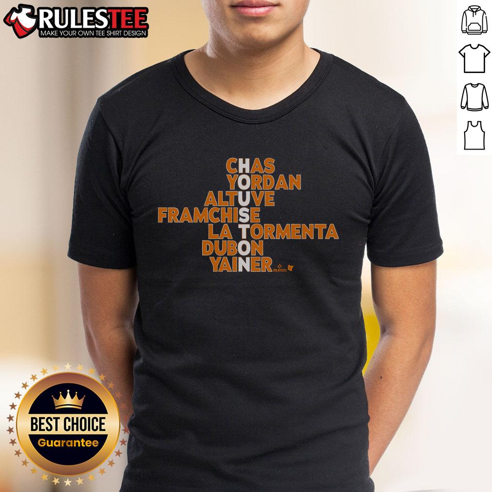 Awesome Houston Baseball MLB Names 2025 T-Shirt