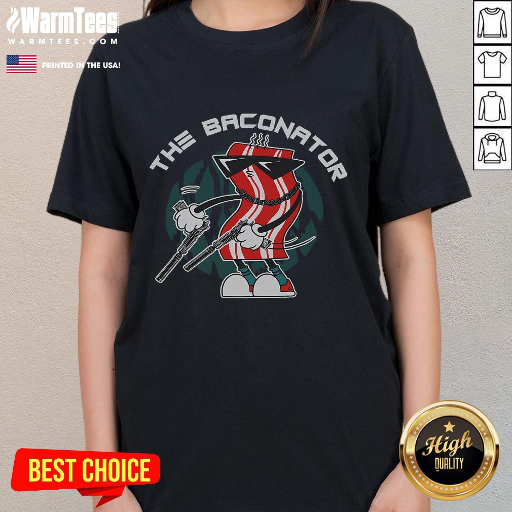 Awesome I Am The Baconator Meat Food Breakfast Bacon T-Shirt - Image 3