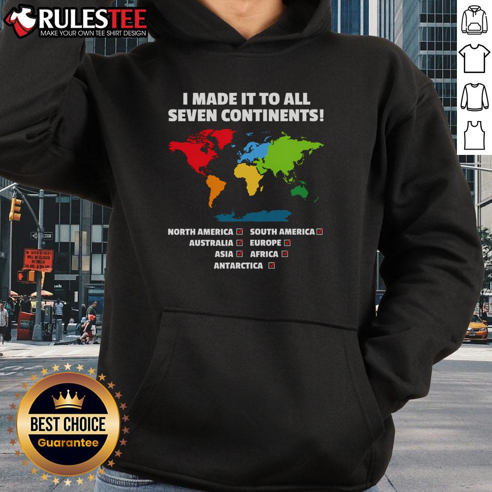 Awesome I Have Made It To All Seven Continents T-Shirt - Image 2