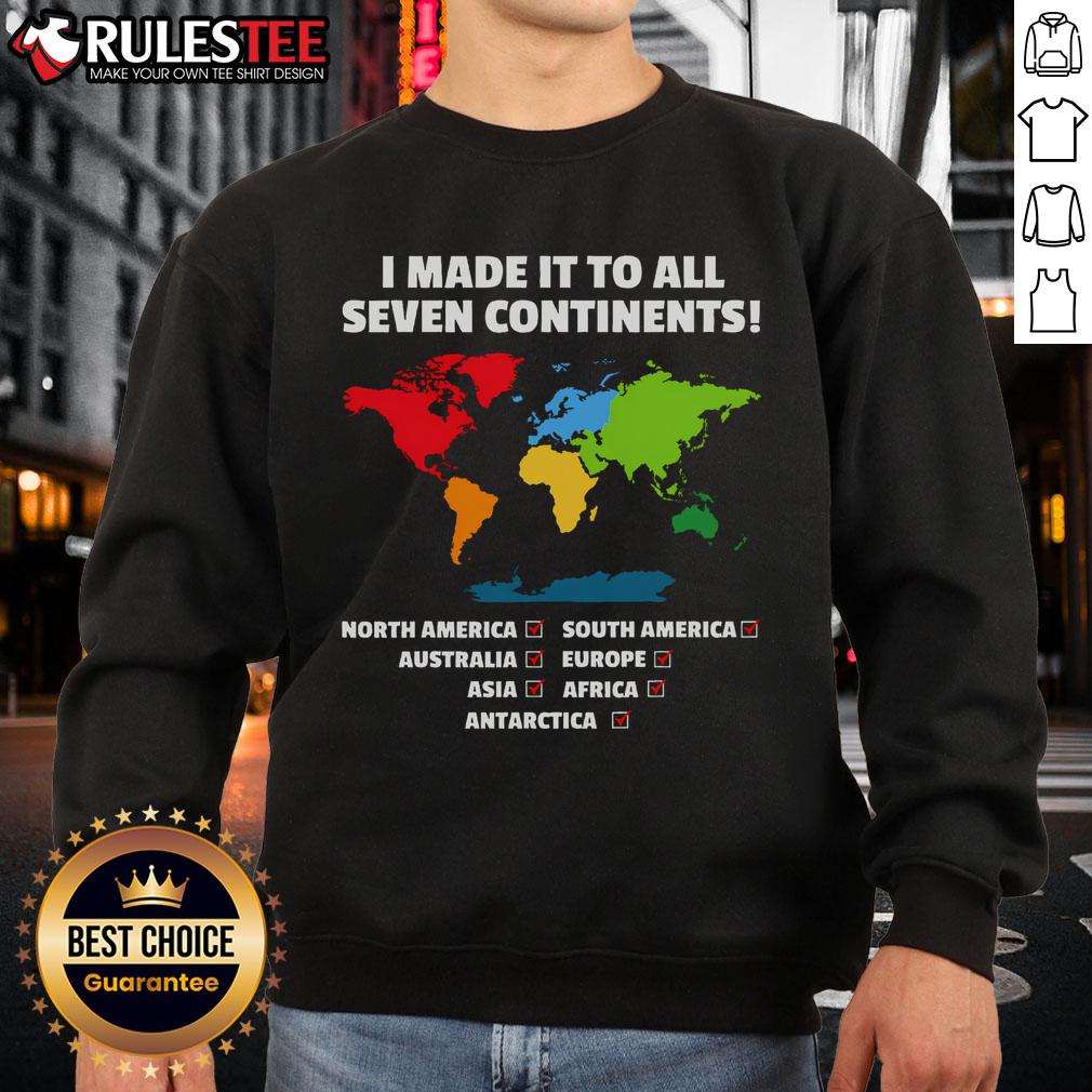 Awesome I Have Made It To All Seven Continents T-Shirt - Image 5