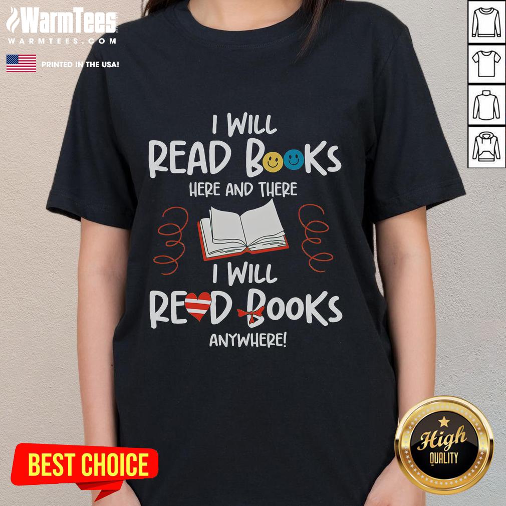 Awesome I Will Read Books Bookworm Book Lover T-Shirt - Image 3