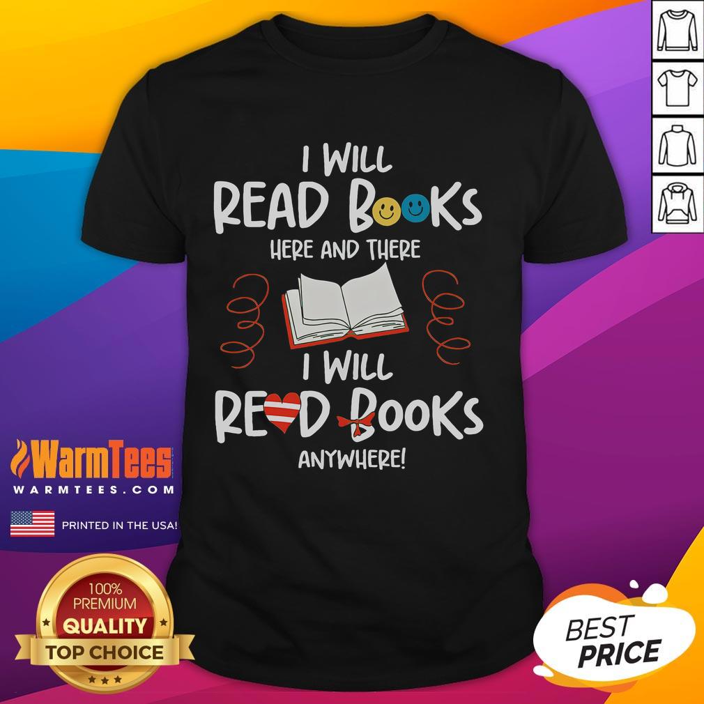 Awesome I Will Read Books Bookworm Book Lover T-Shirt
