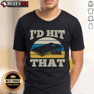 Awesome I'd Hit That Bag Bean Cornhole Retro T-Shirt