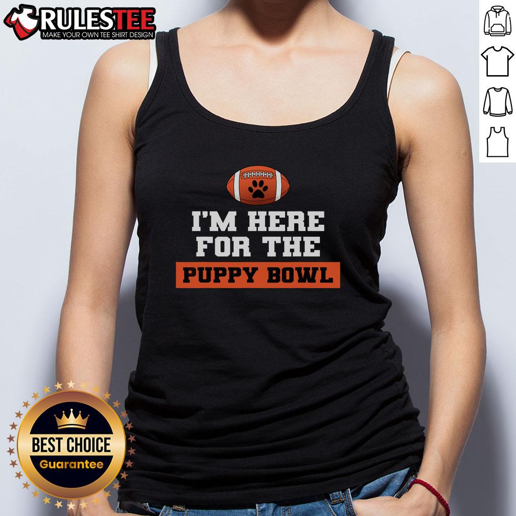 Awesome I'm Here For The Puppy Bowl T-Shirt - Image 4