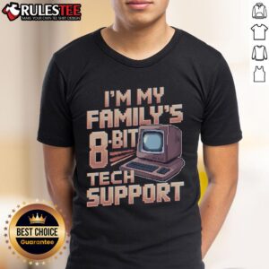 Awesome I'm My Family's 8bit Unpaid Tech Support Pixel Retro T-Shirt