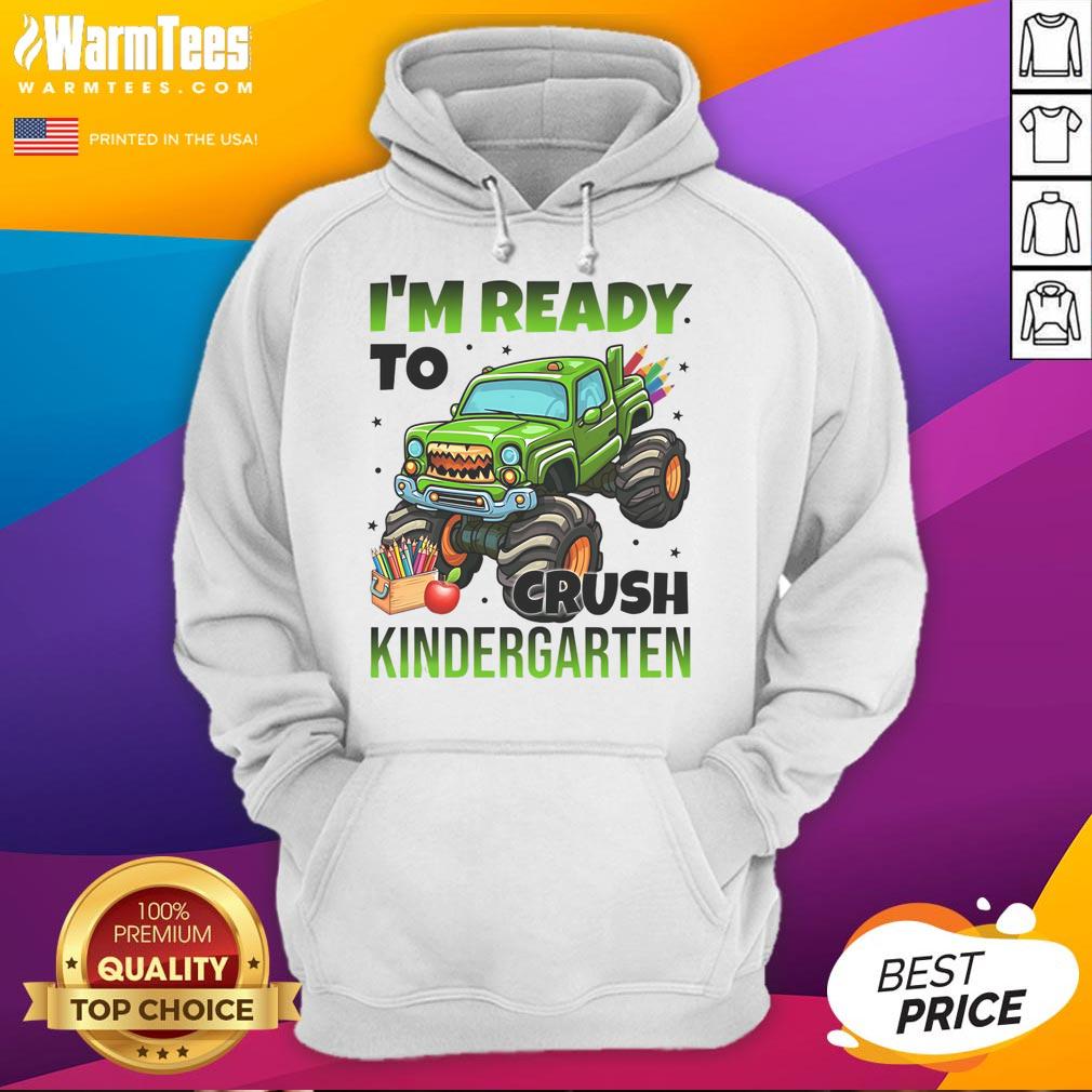Awesome I'm Ready To Crush Kindergarten Monster Truck T-Shirt - Image 2
