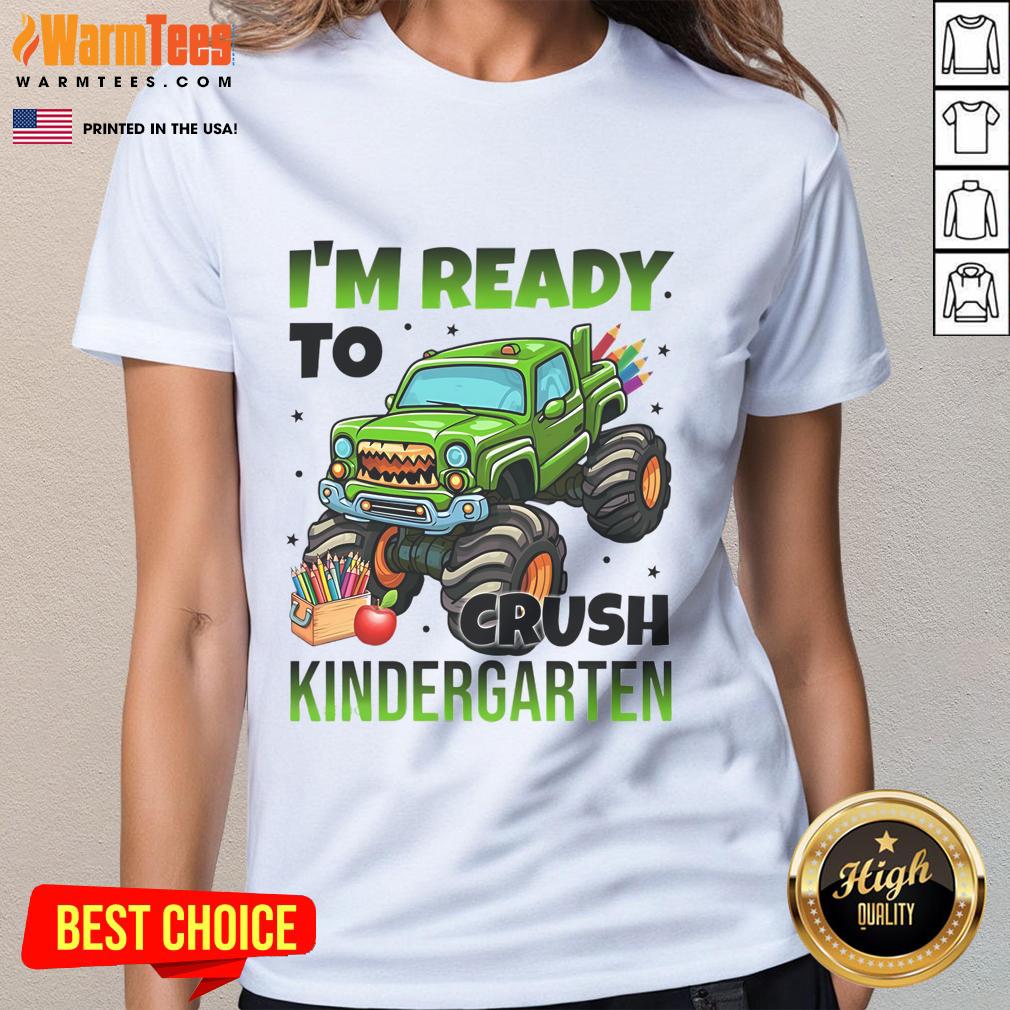 Awesome I'm Ready To Crush Kindergarten Monster Truck T-Shirt - Image 3