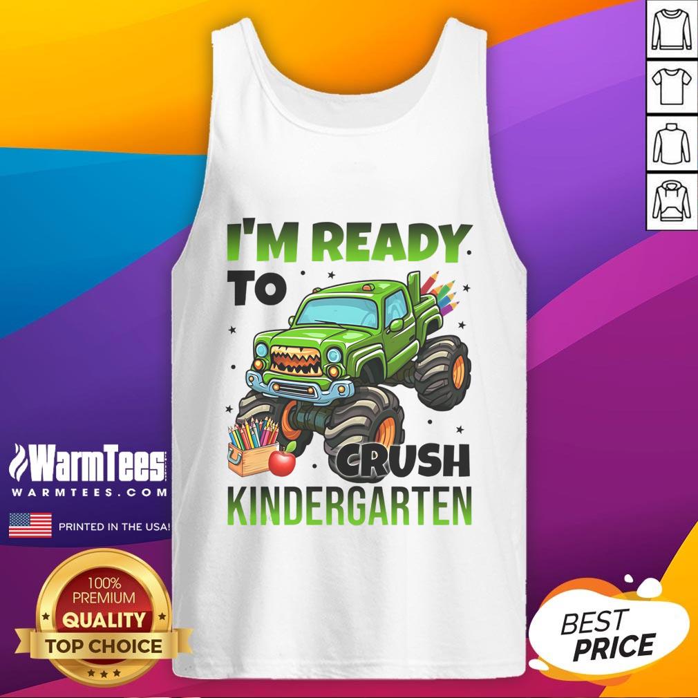 Awesome I'm Ready To Crush Kindergarten Monster Truck T-Shirt - Image 4