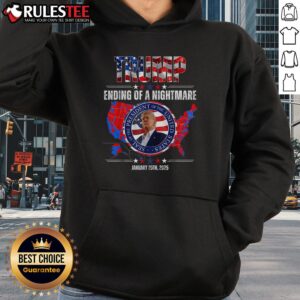 Alternative view of Awesome Inauguration 2025 Ending Of A Nightmare President Donald J Trump T-Shirt