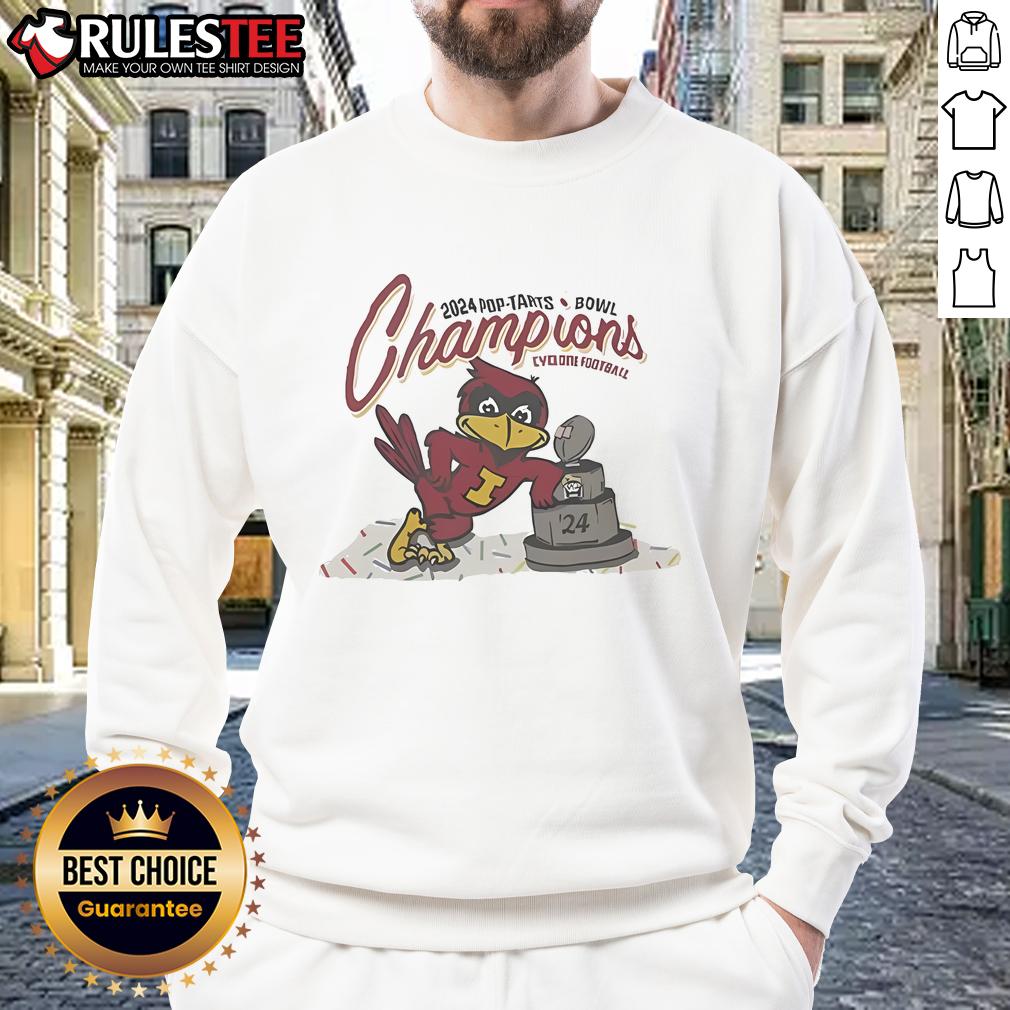 Awesome Iowa State Cyclones Football Pop-Tarts Bowl Champions 2024 T-Shirt - Image 5