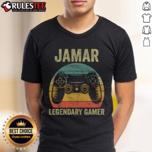 Awesome Jamar Legendary Gamer Vintage Sunset T-Shirt