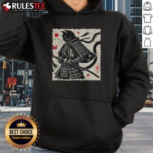 Alternative view of Awesome Japanese Cat Samurai Armor Vintage T-Shirt