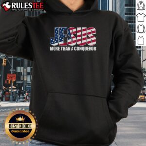Alternative view of Awesome Jesus More Than A Conqueror T-Shirt