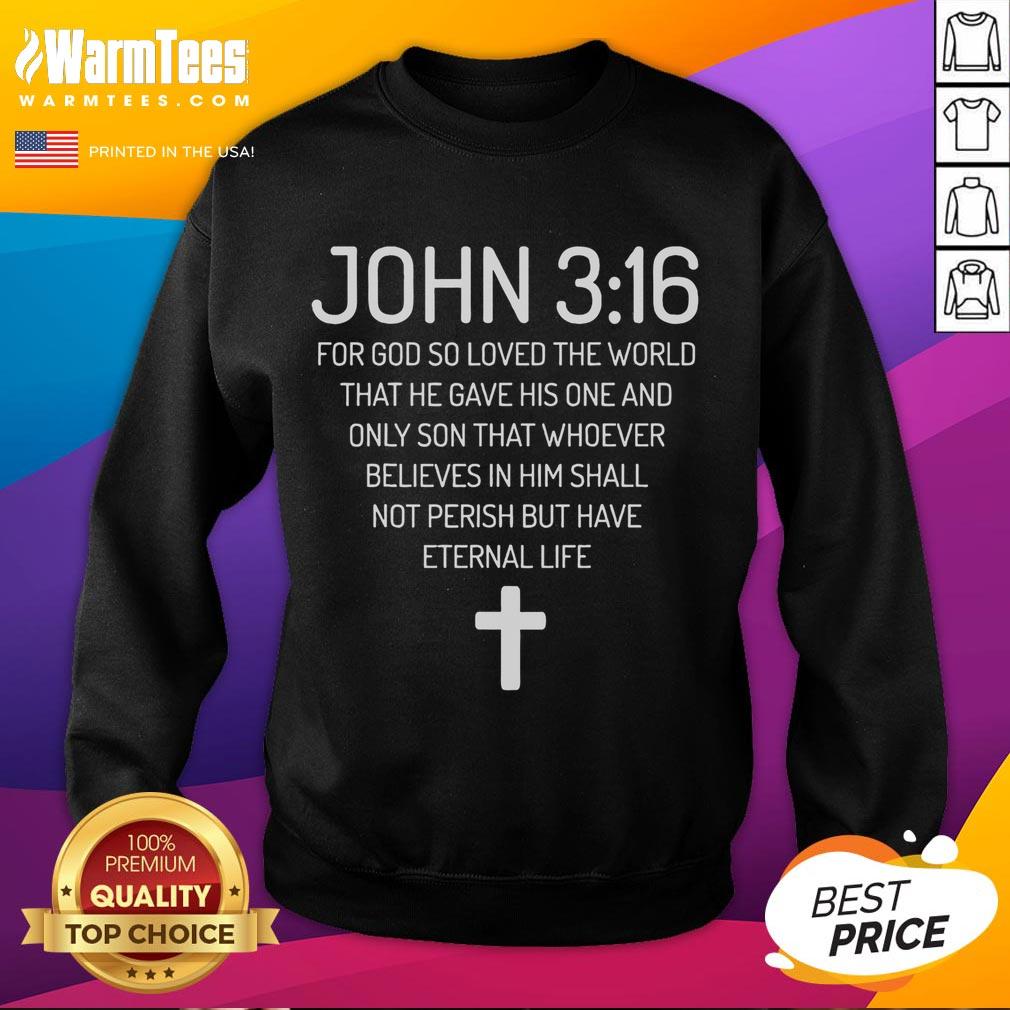 Awesome John 3:16 Bible Verse Scripture Christian T-Shirt - Image 5