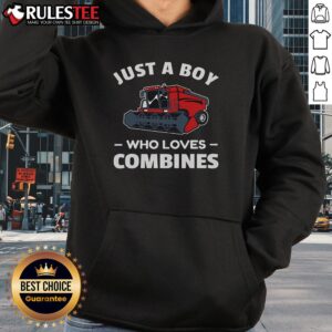 Alternative view of Awesome Just A Boy Who Loves Combines Red Combine Harvester T-Shirt