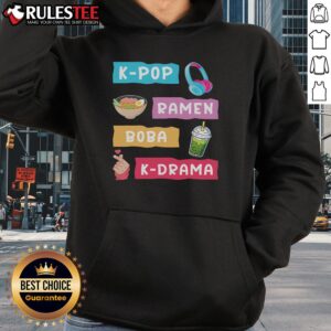 Alternative view of Awesome K-Pop Ramen Boba K-Drama T-Shirt