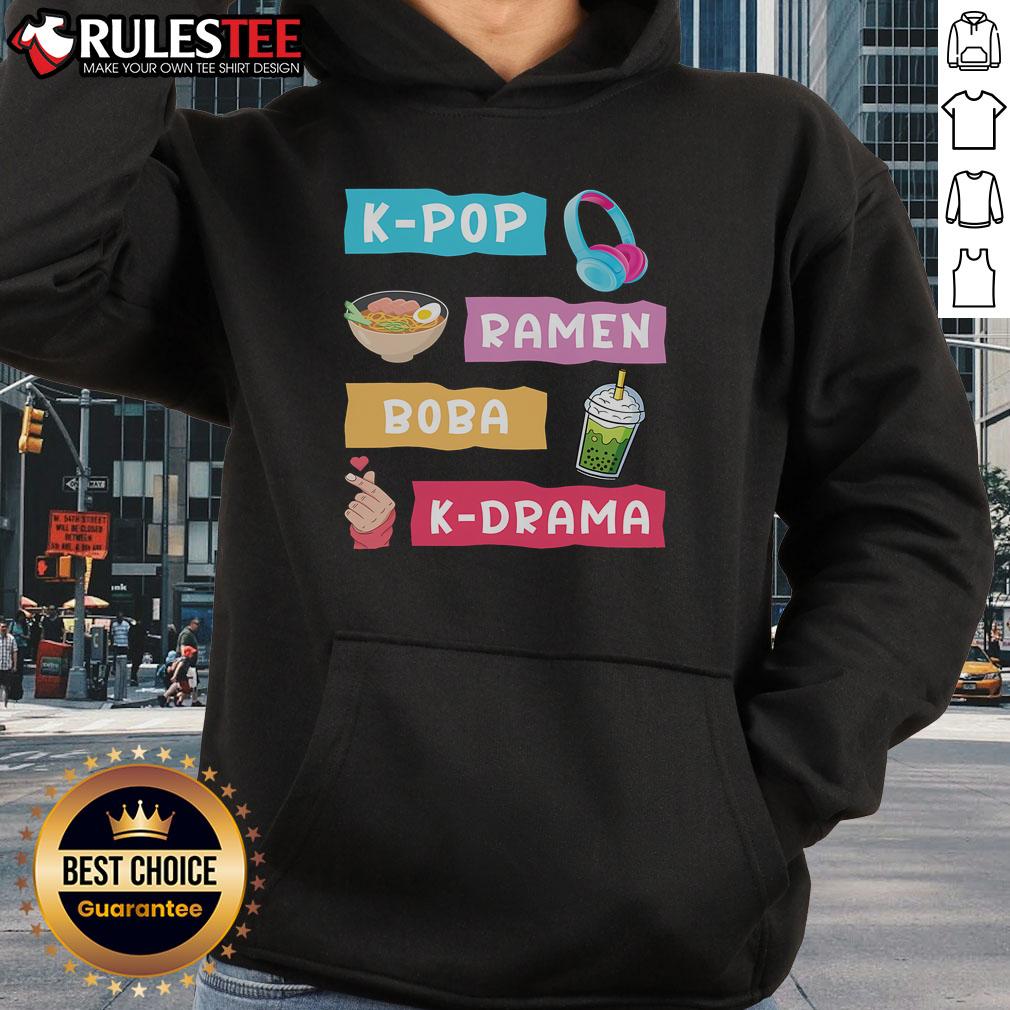 Awesome K-Pop Ramen Boba K-Drama T-Shirt - Image 2