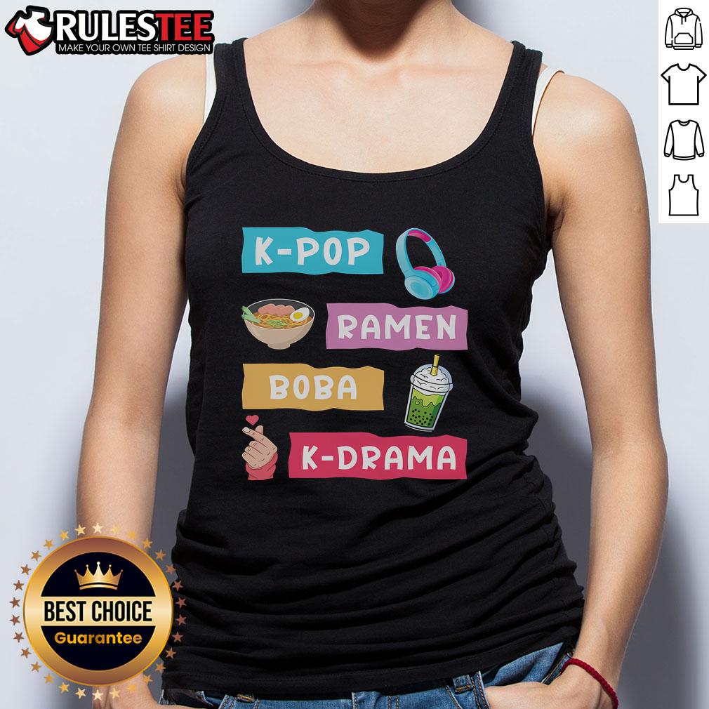 Awesome K-Pop Ramen Boba K-Drama T-Shirt - Image 4