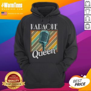 Alternative view of Awesome Karaoke Queen Retro Karaoke Microphone T-Shirt