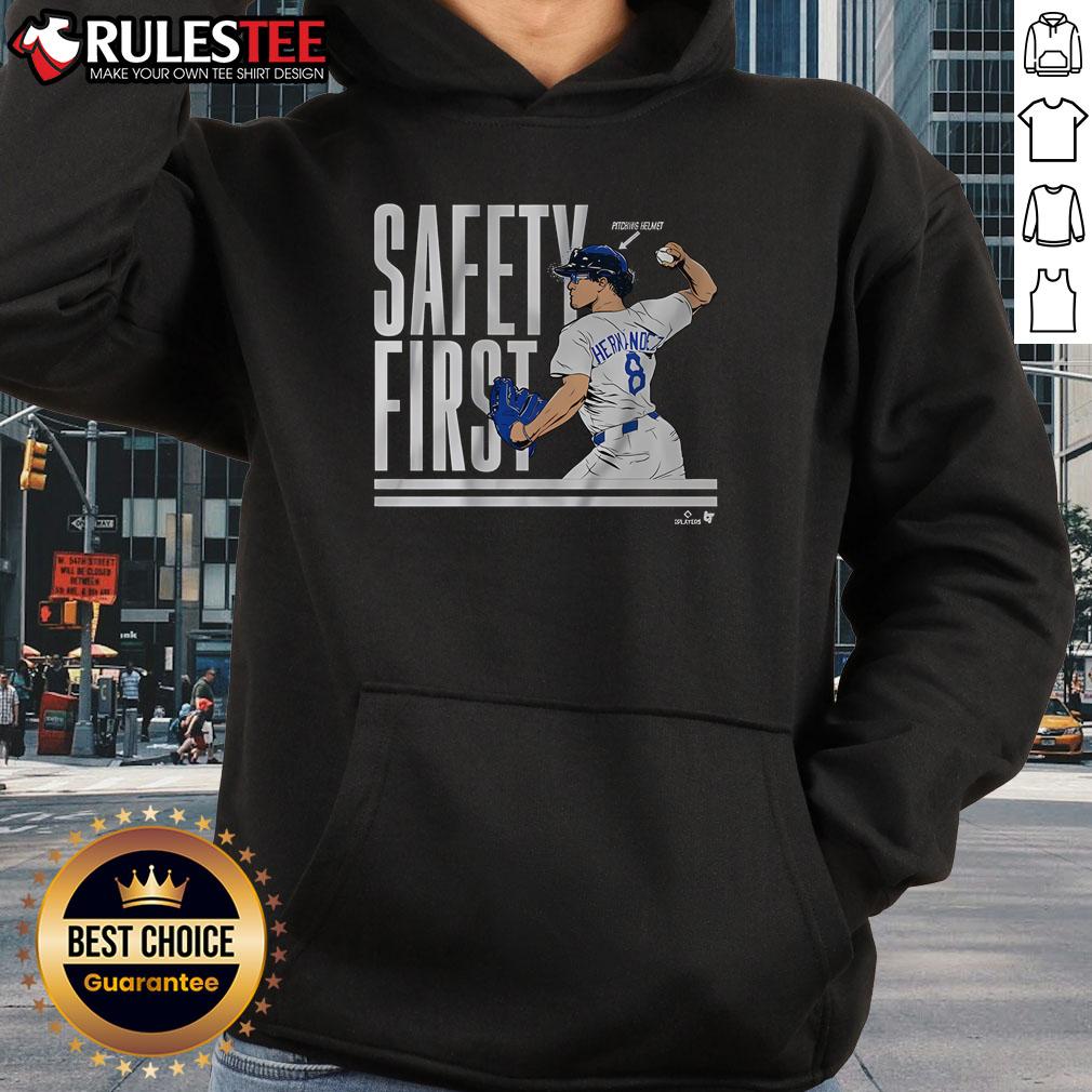 Awesome Kike Hernandez Safety First T-Shirt - Image 2