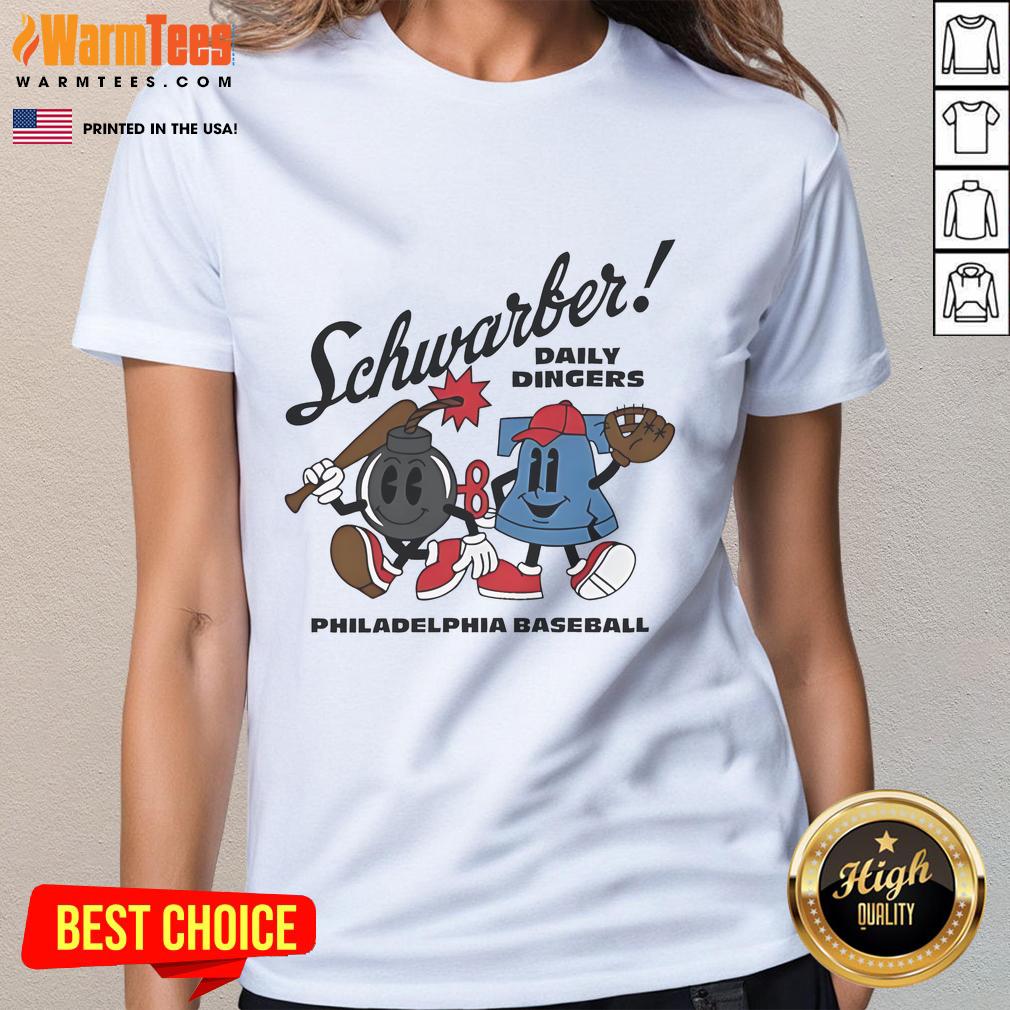 Awesome Kyle Schwarber Philadelphia Phillies Baseball Daily Dingers Summer T-Shirt - Image 3