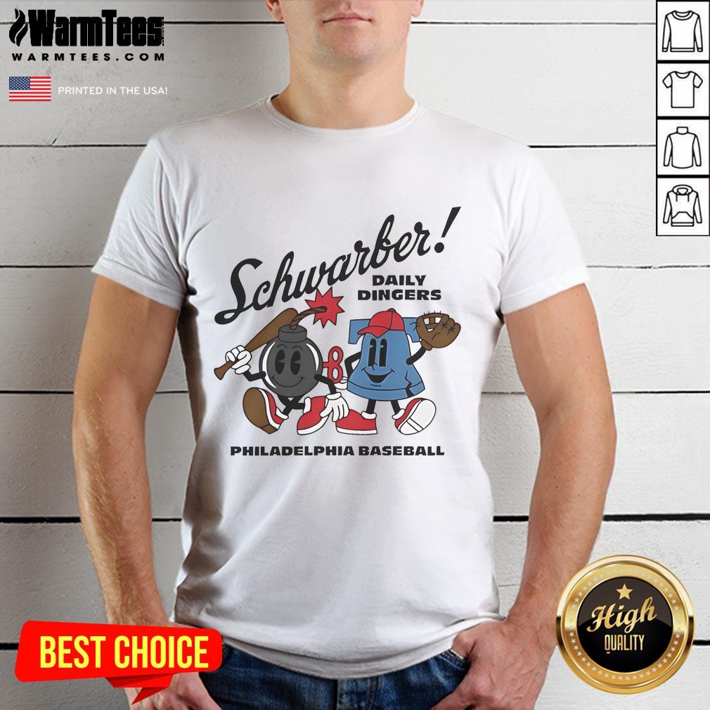 Awesome Kyle Schwarber Philadelphia Phillies Baseball Daily Dingers Summer T-Shirt
