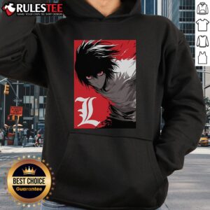 Alternative view of Awesome L Lawliet Death Note Anime T-Shirt