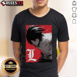 Awesome L Lawliet Death Note Anime T-Shirt