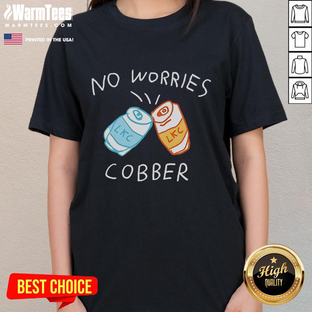 Awesome LKC No Worries Cobber T-Shirt - Image 3