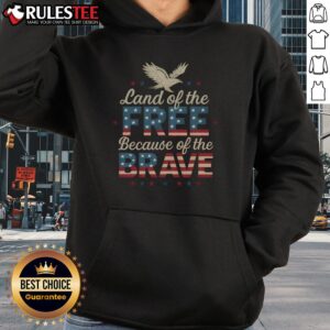 Alternative view of Awesome Land Of The Free Because Of The Brave America T-Shirt