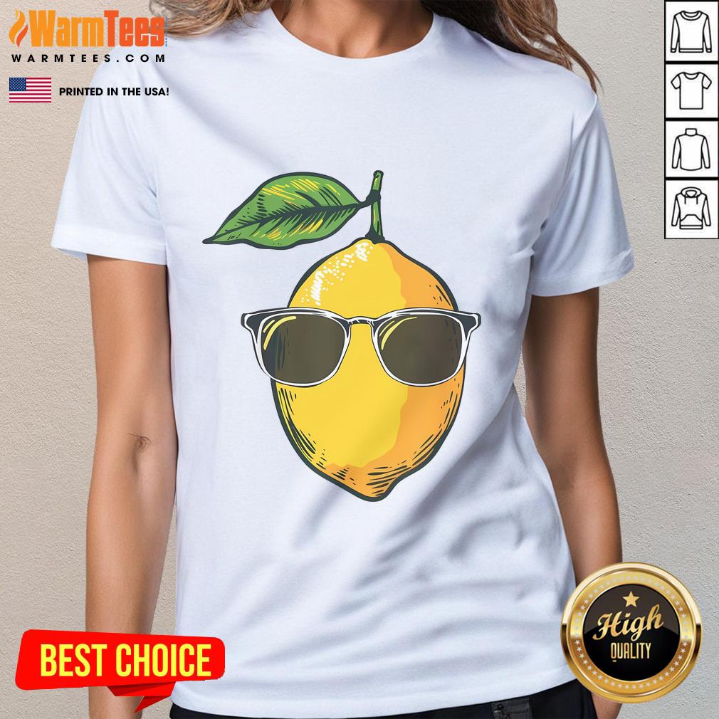Awesome Lemon Sunglasses T-Shirt - Image 3
