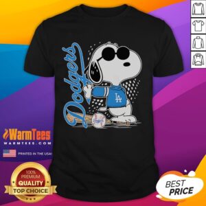 Awesome Los Angeles Dodgers X Snoopy Pose T-Shirt