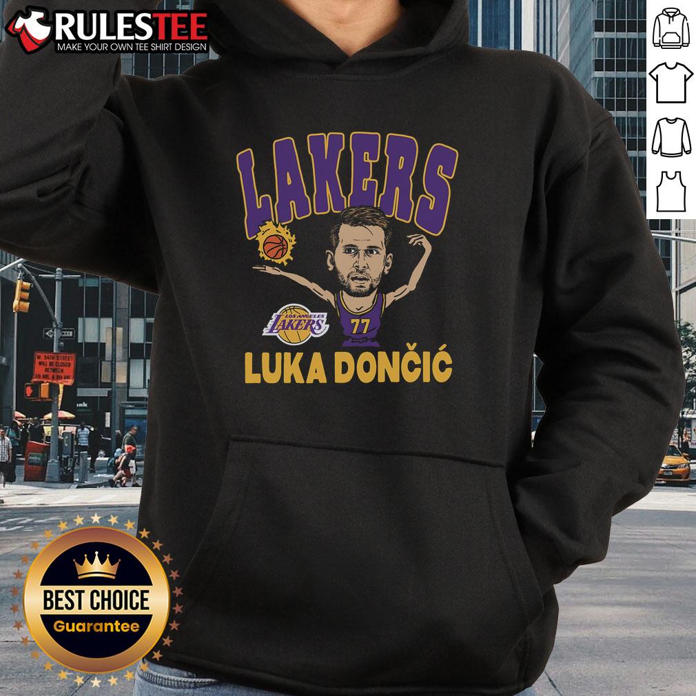 Awesome Luka Dončić Los Angeles Lakers Homage Player T-Shirt - Image 2