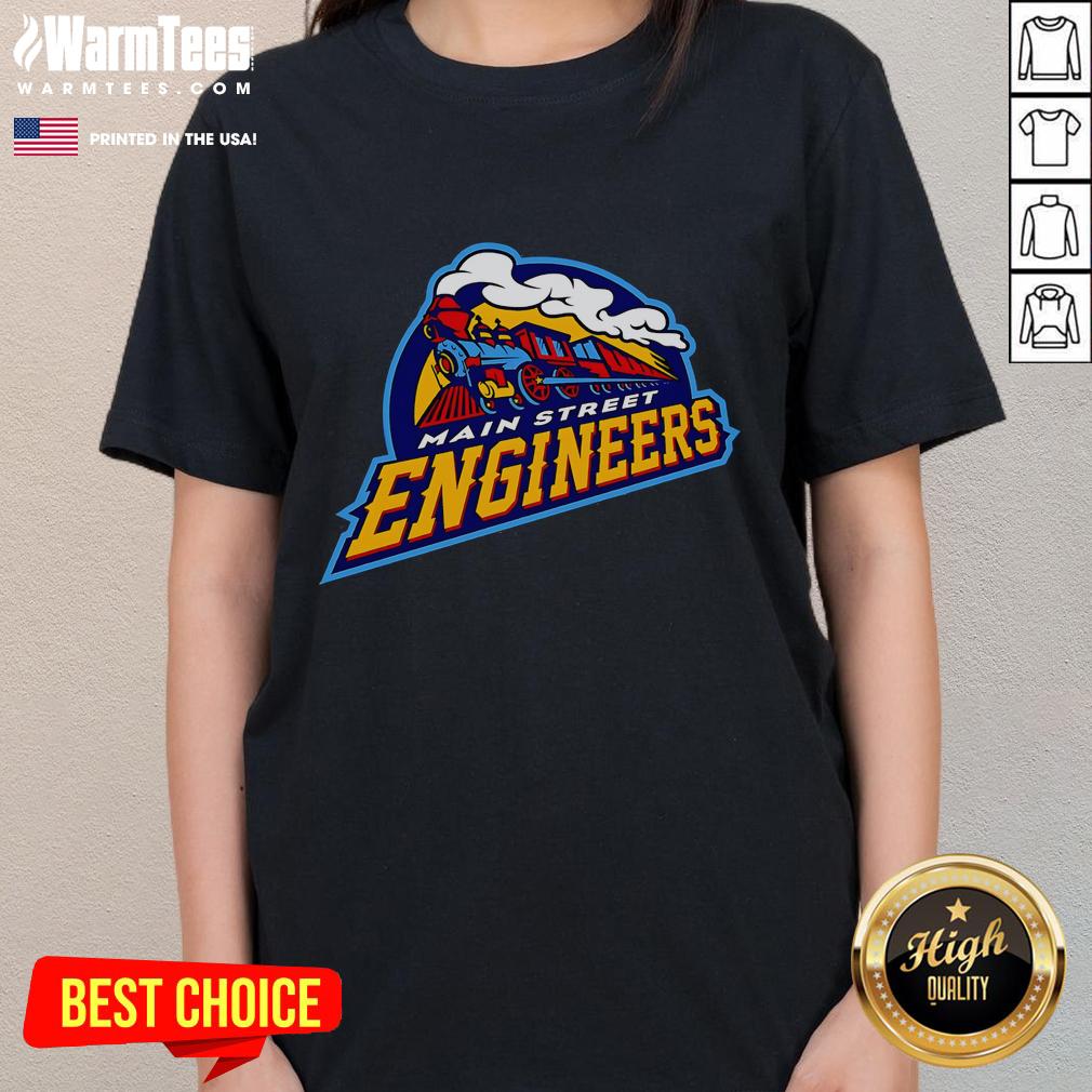 Awesome Main Street Engineers Train T-Shirt - Image 3