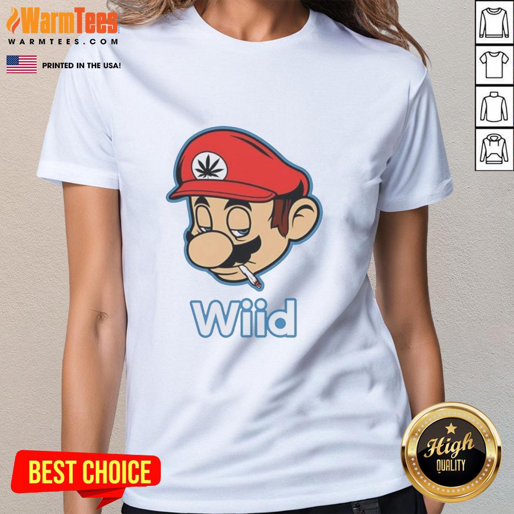 Awesome Mario Bros Wiid Smoking T-Shirt - Image 3