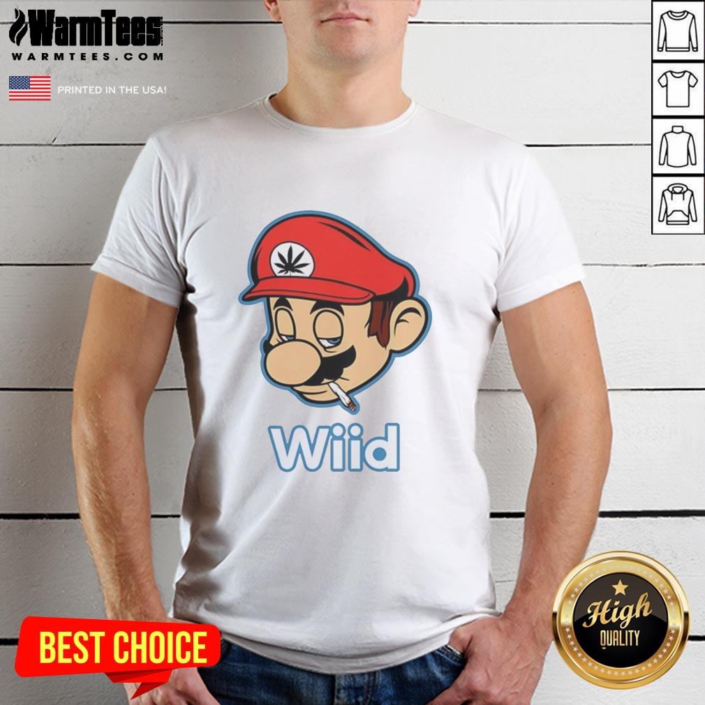 Awesome Mario Bros Wiid Smoking T-Shirt