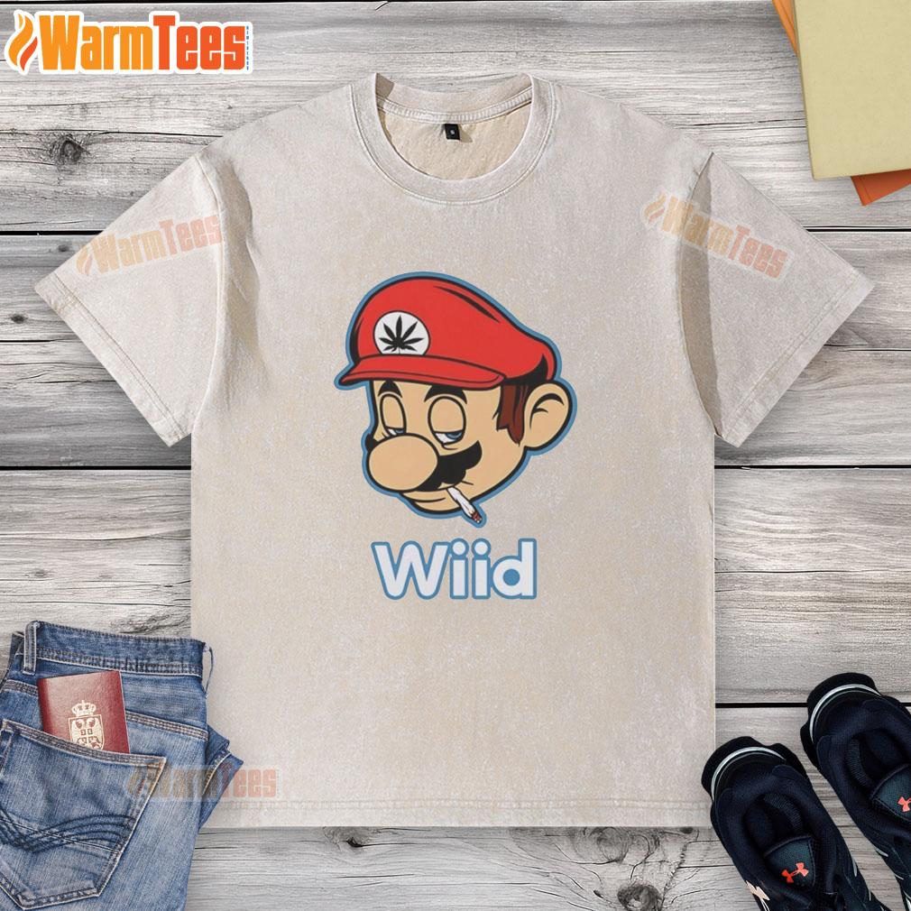 Awesome Mario Bros Wiid Smoking T-Shirt - Image 6