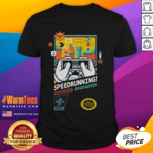 Awesome Mario SGDQ Speedrunning 2025 Retro Gamer T-Shirt