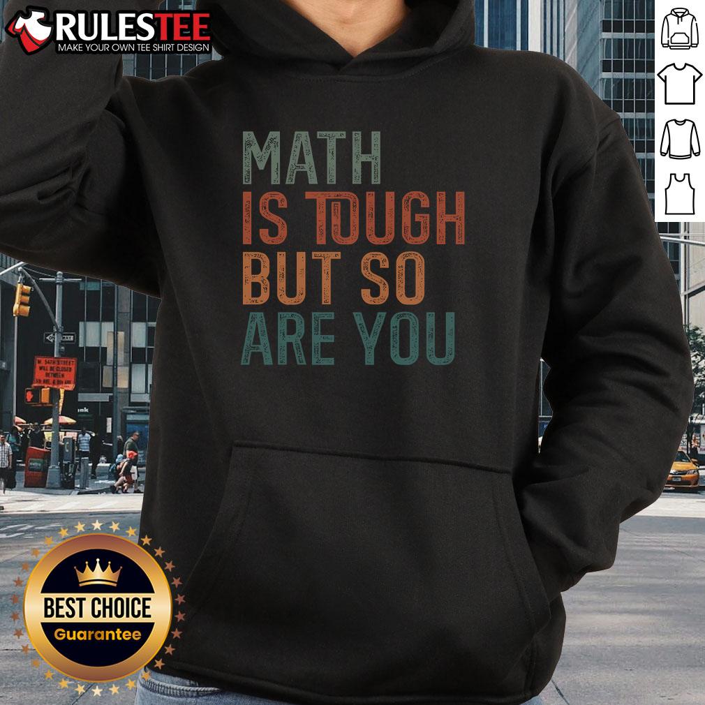 Awesome Math Is Tough But So Are You Vintage Retro T-Shirt - Image 2