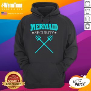 Alternative view of Awesome Merman Mermaid Security T-Shirt